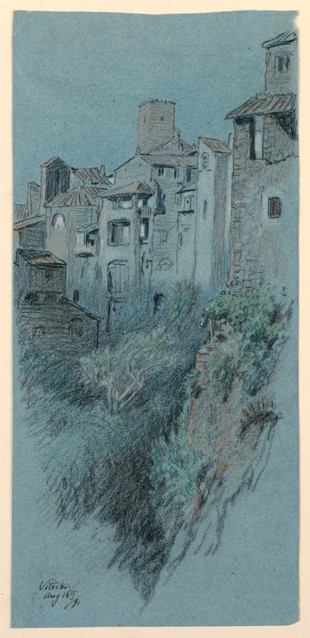 Viterbo door Elihu Vedder