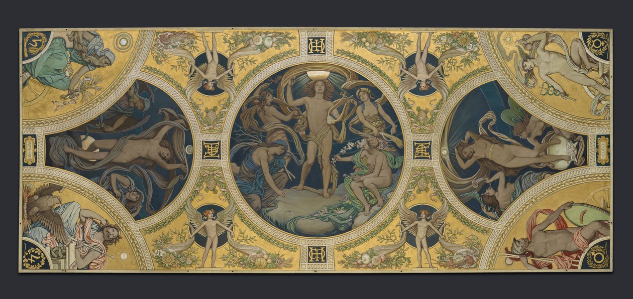 Overvloed van De Dagen van de Week door Elihu Vedder