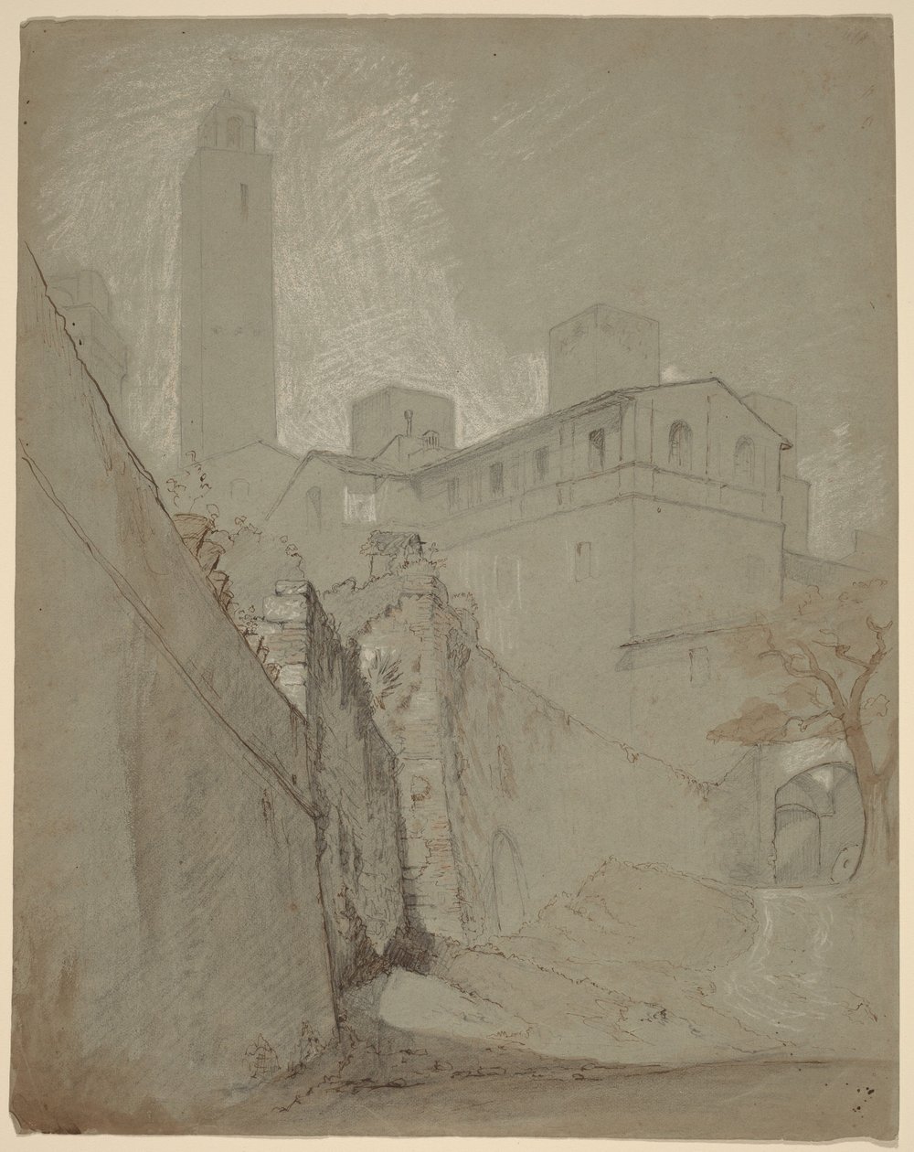 Orvieto door Elihu Vedder
