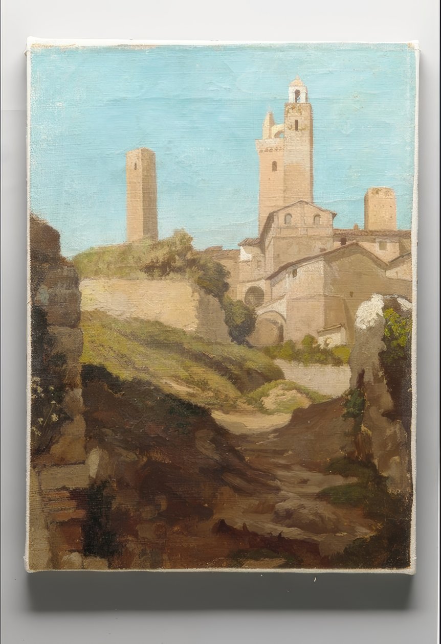 San Gimignano door Elihu Vedder