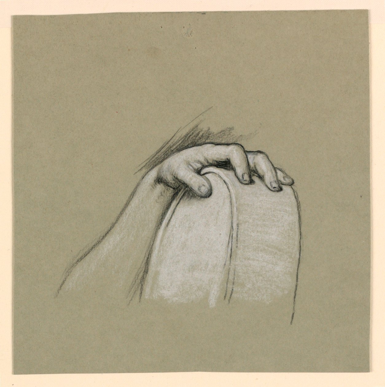 Studie van figuur door Elihu Vedder