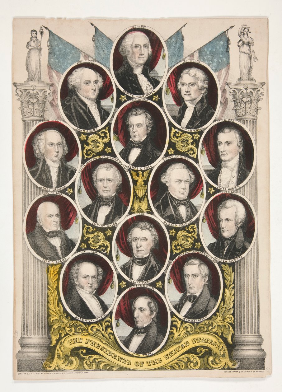 De presidenten van de Verenigde Staten door Elijah C. Kellogg