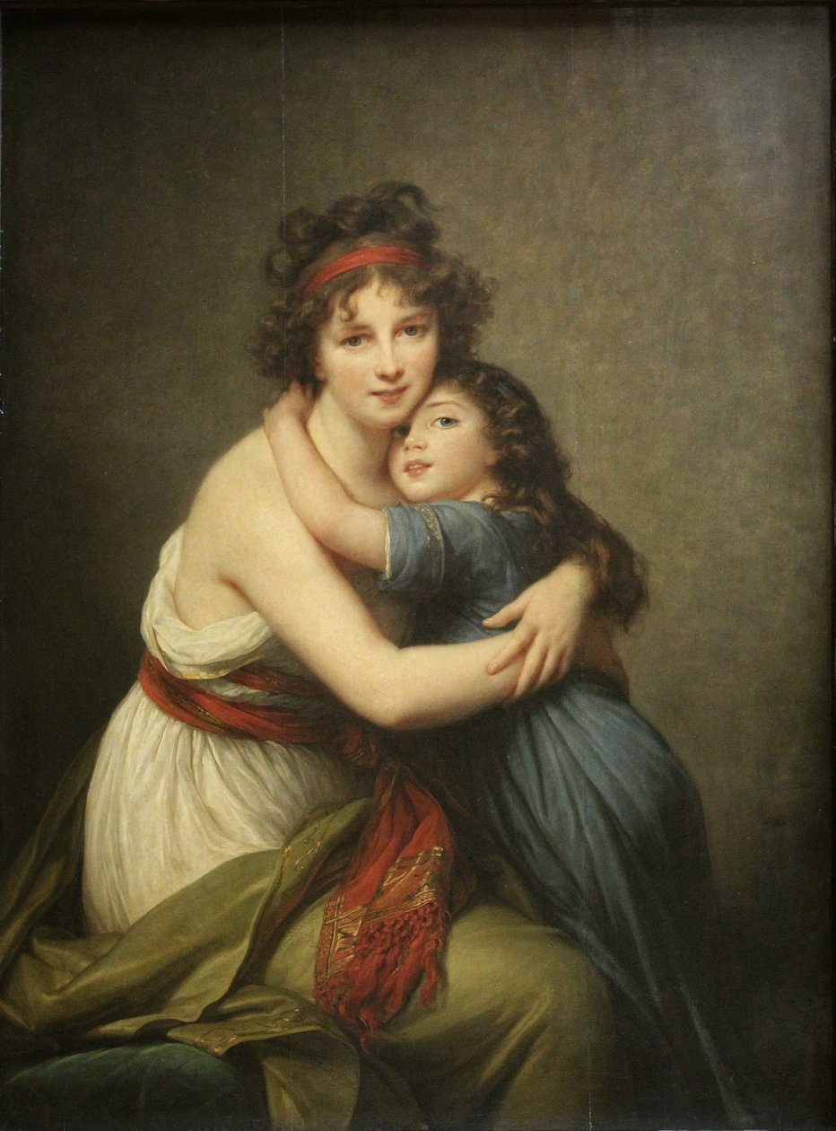 Elisabeth Louise Vigée-Lebrun, Madame Vigée-Lebrun en haar dochter door Élisabeth Louise Vigée Le Brun