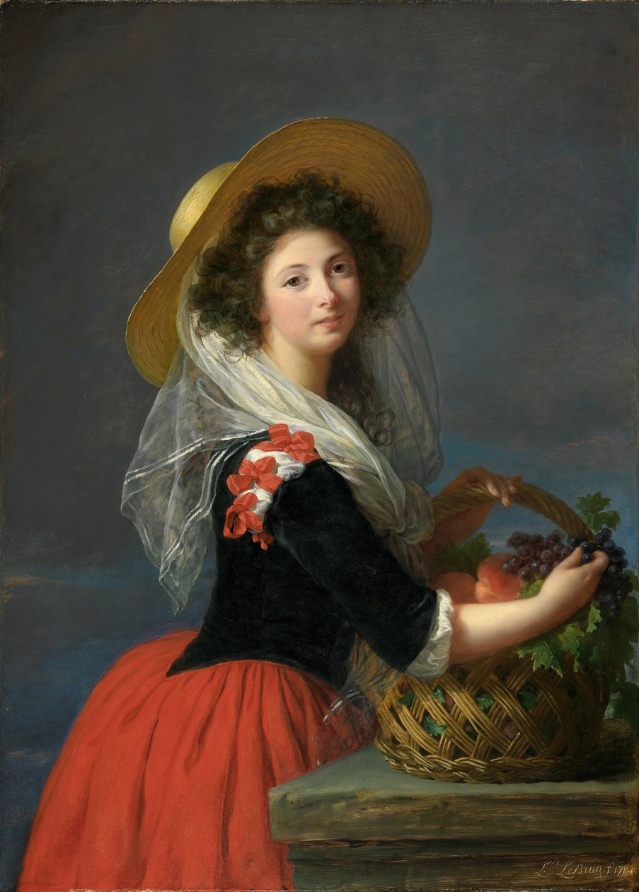 Portret van Marie Gabrielle de Gramont, gravin van Caderousse door Élisabeth Louise Vigée Le Brun