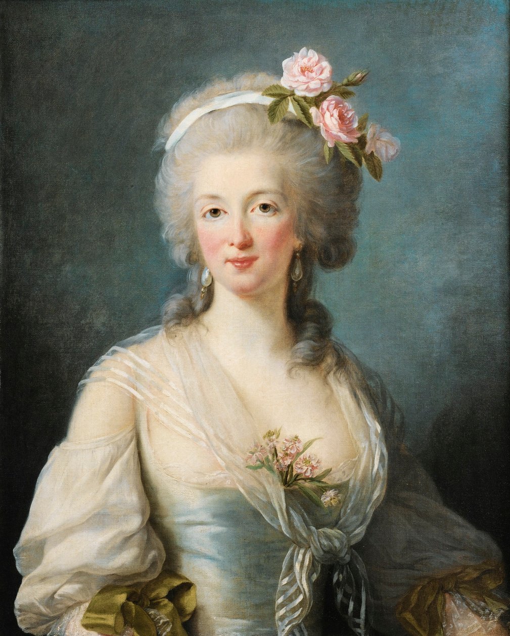 Vermoedelijk portret van Jeanne de Valois-Saint-Rémy door Élisabeth Louise Vigée Le Brun