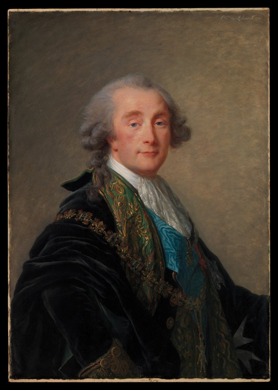 Alexandre Charles Emmanuel de Crussol-Florensac (1743–1815) door Elisabeth Louise Vigee Lebrun