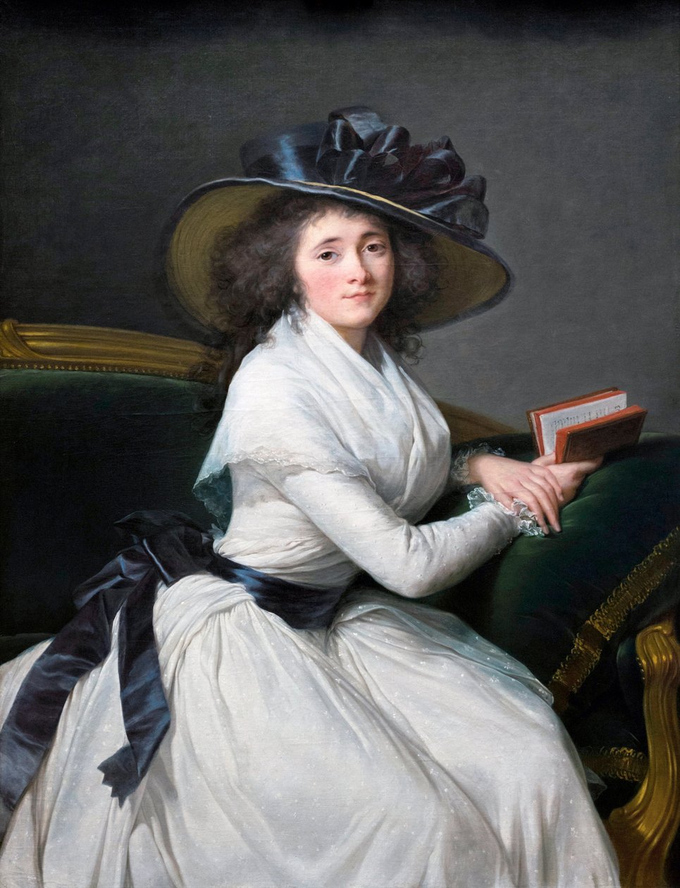 "Portret van de gravin de la Chatre (Marie Charlotte Louise Perrette Aglae Bontemps) door Elisabeth Louise Vigee-Lebrun
