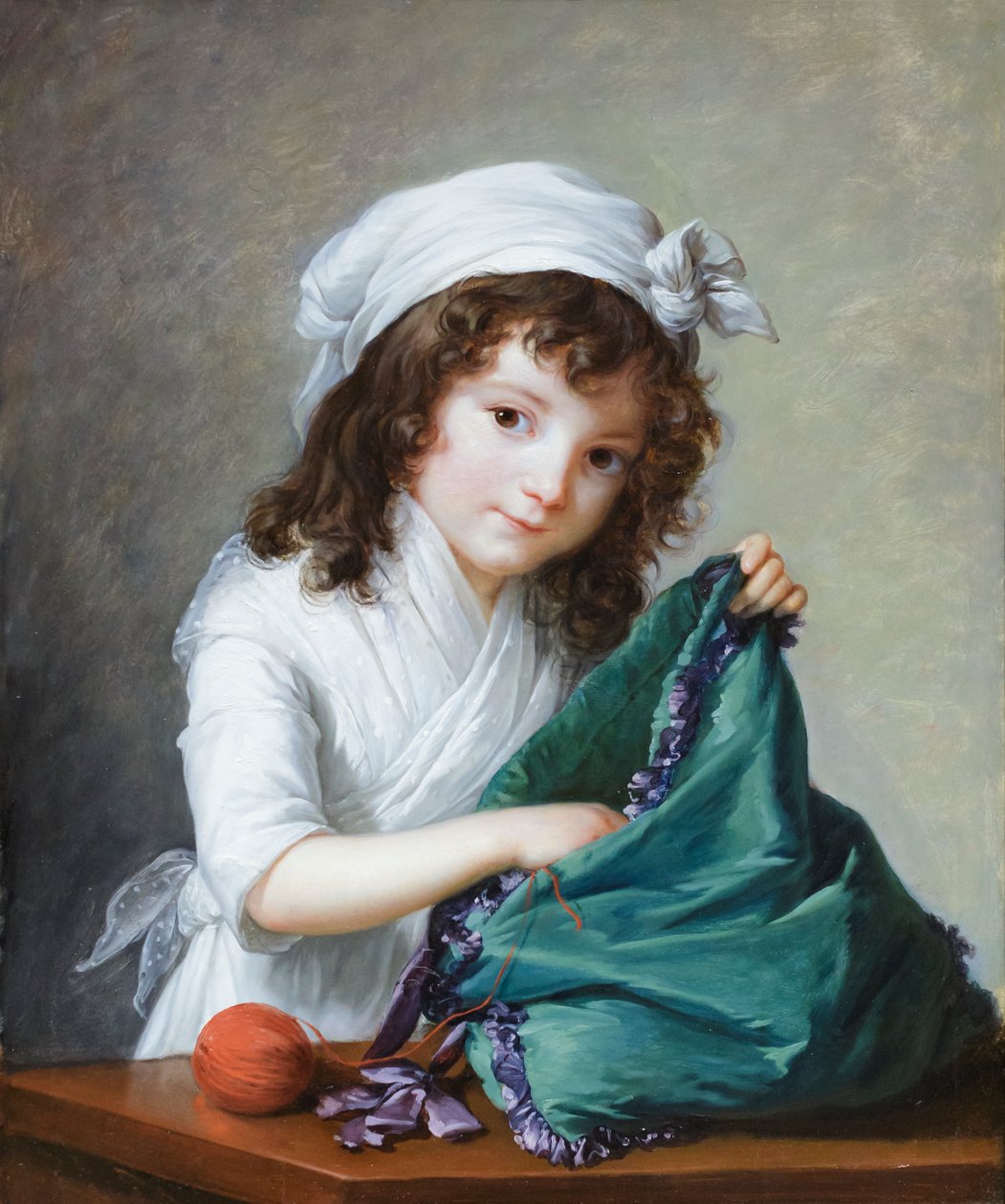 Mademoiselle Brongniart door Elisabeth Louise Vigee Lebrun