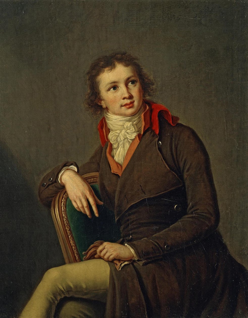 Portret van Graaf Pavel Alexandrovich Stroganov 1774-1817, 1790s door Elisabeth Louise Vigee Lebrun