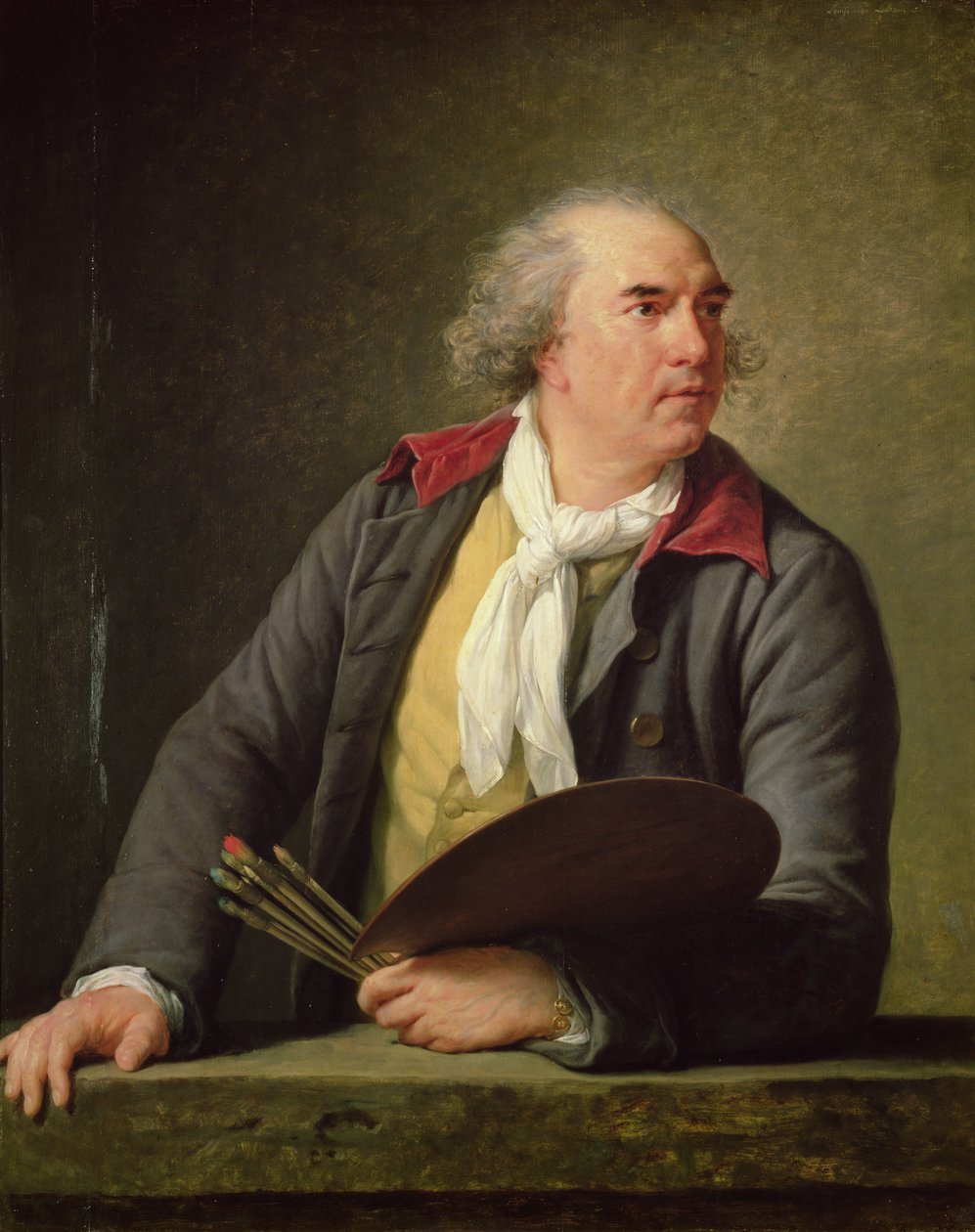 Portret van Hubert Robert (1733-1808) door Elisabeth Louise Vigee-Lebrun