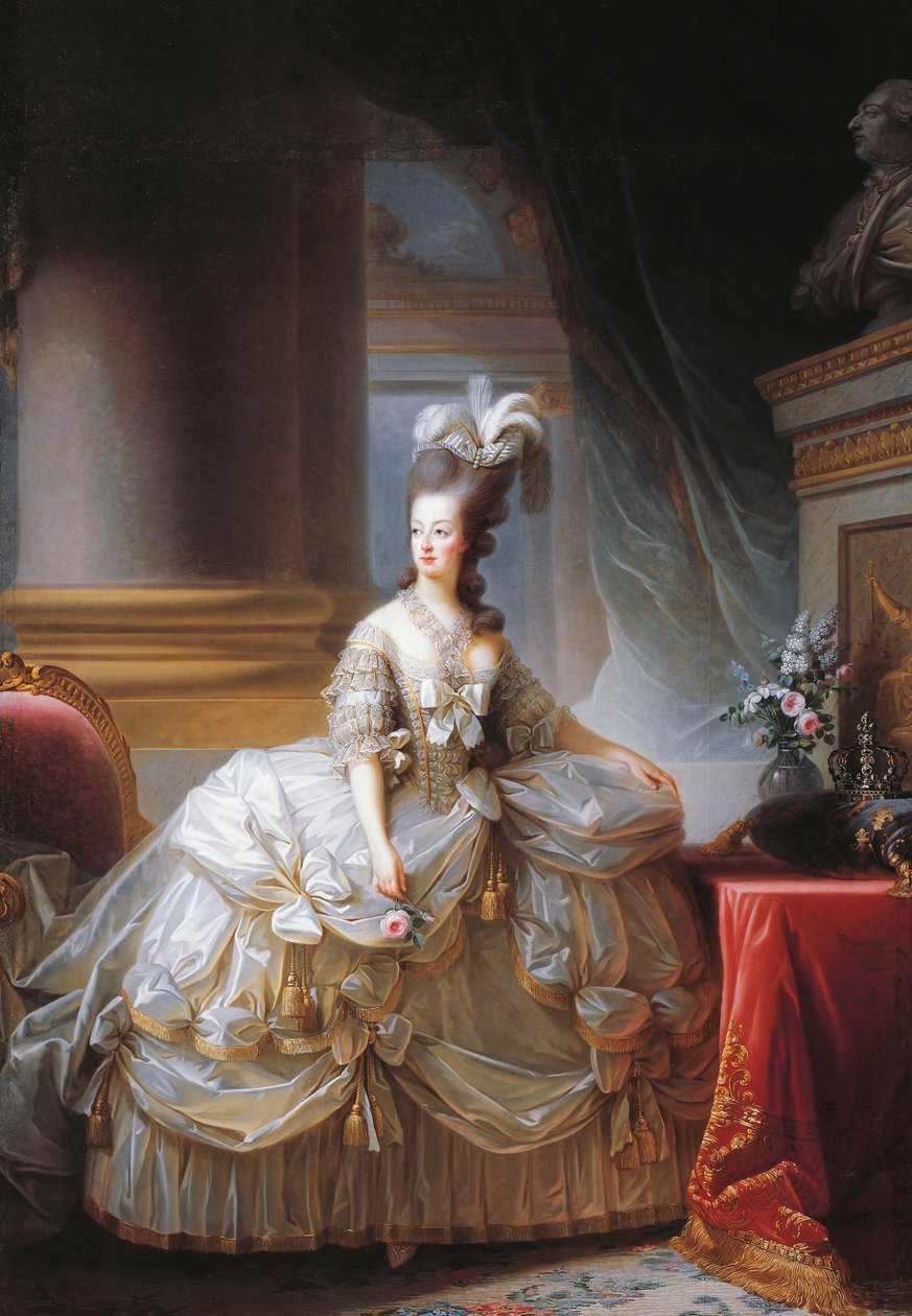 Portret van Marie Antoinette door Elisabeth Louise Vigee Lebrun