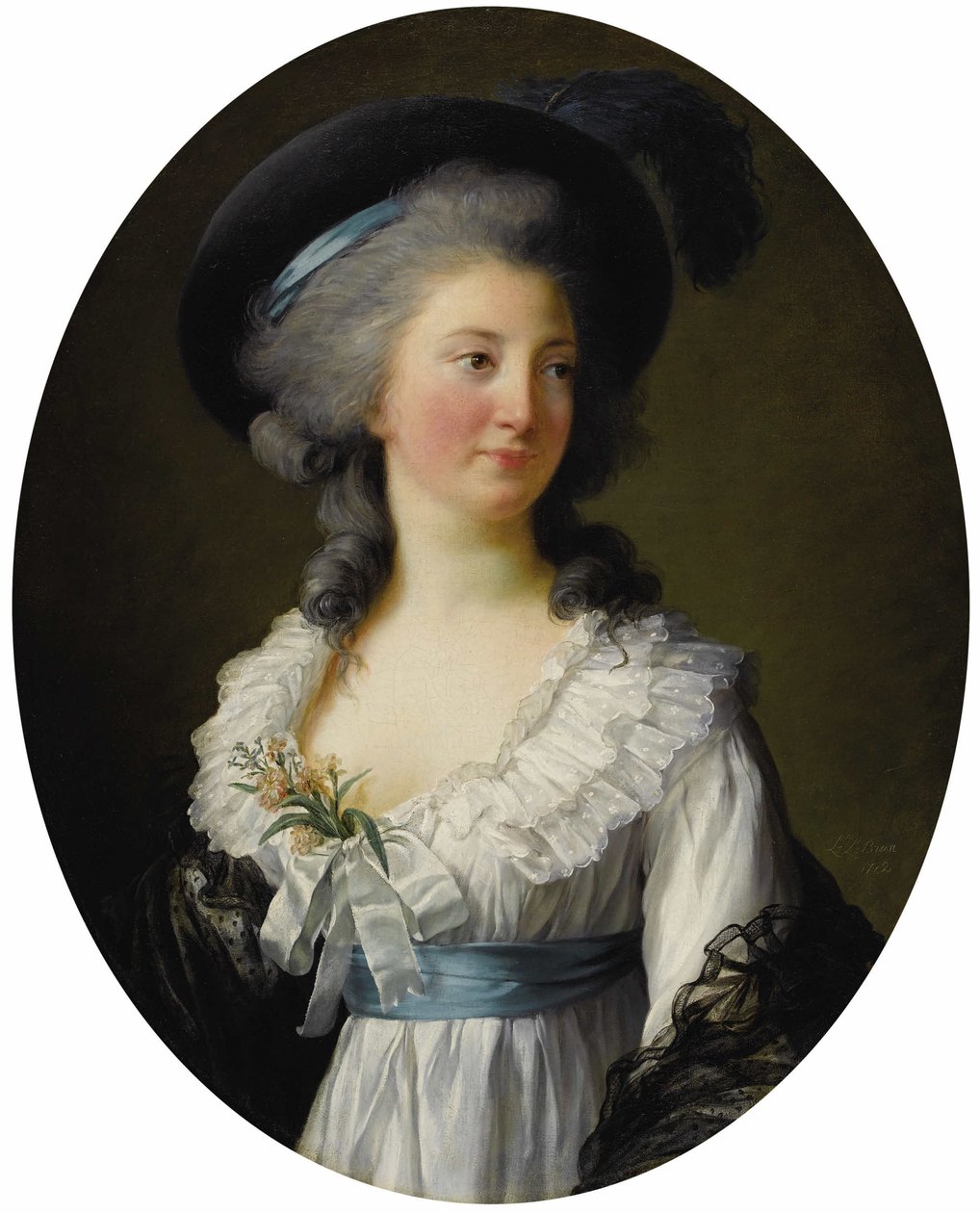 Portret van Prinses Elzbieta Izabela Lubomirska geboren Gravin Czartoryska 1736-1816 door Elisabeth Louise Vigee Lebrun