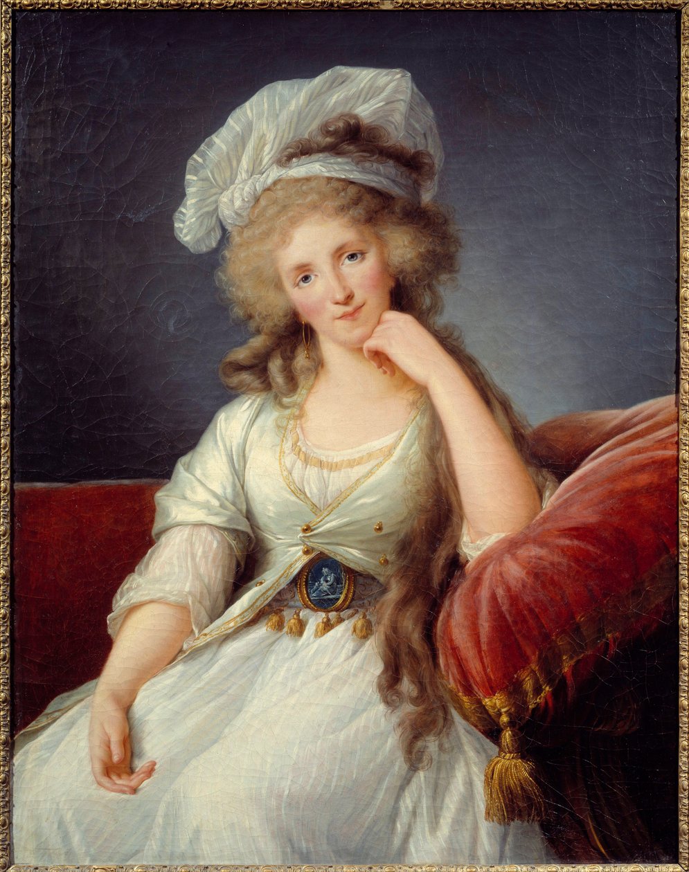 Portret van de hertogin van Orleans, Louise de Bourbon Penthievre (1753-1821) door Elisabeth Louise Vigee Lebrun