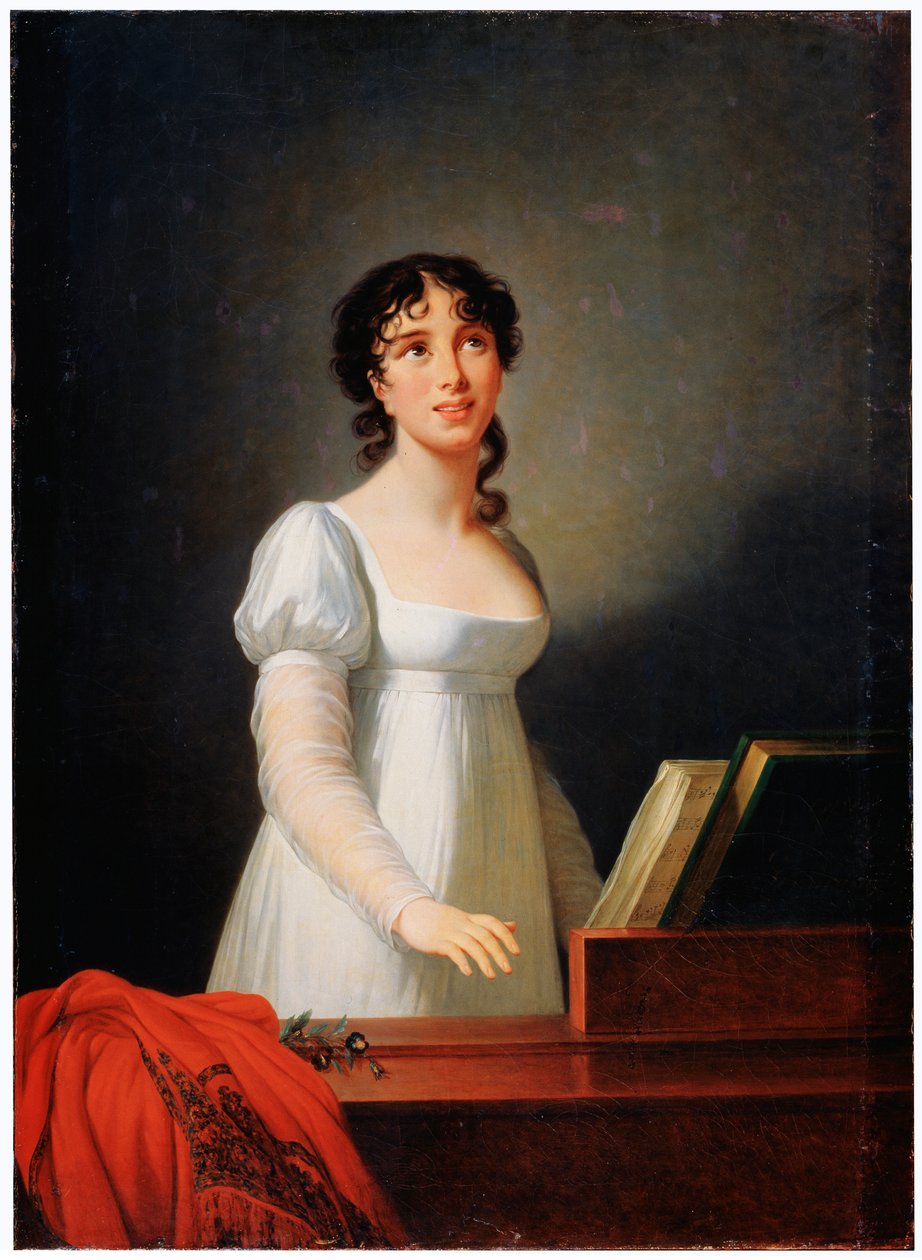 Portret van de Italiaanse zangeres Angelika Catalani, laat 18e of begin 19e eeuw door Elisabeth Louise Vigee Lebrun