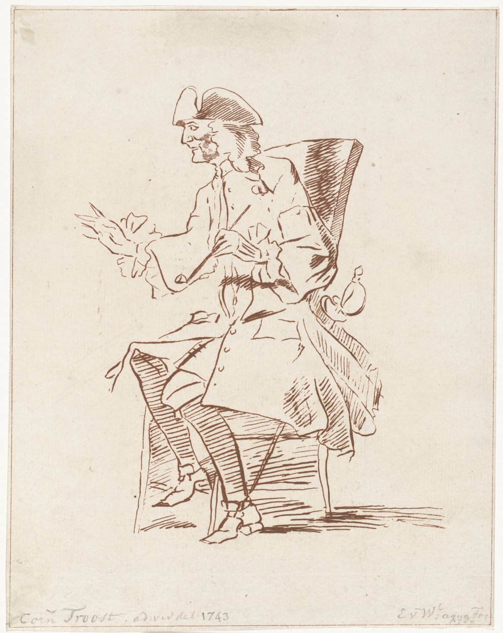 Portret van Jacob Carpi door Elisabeth van Woensel