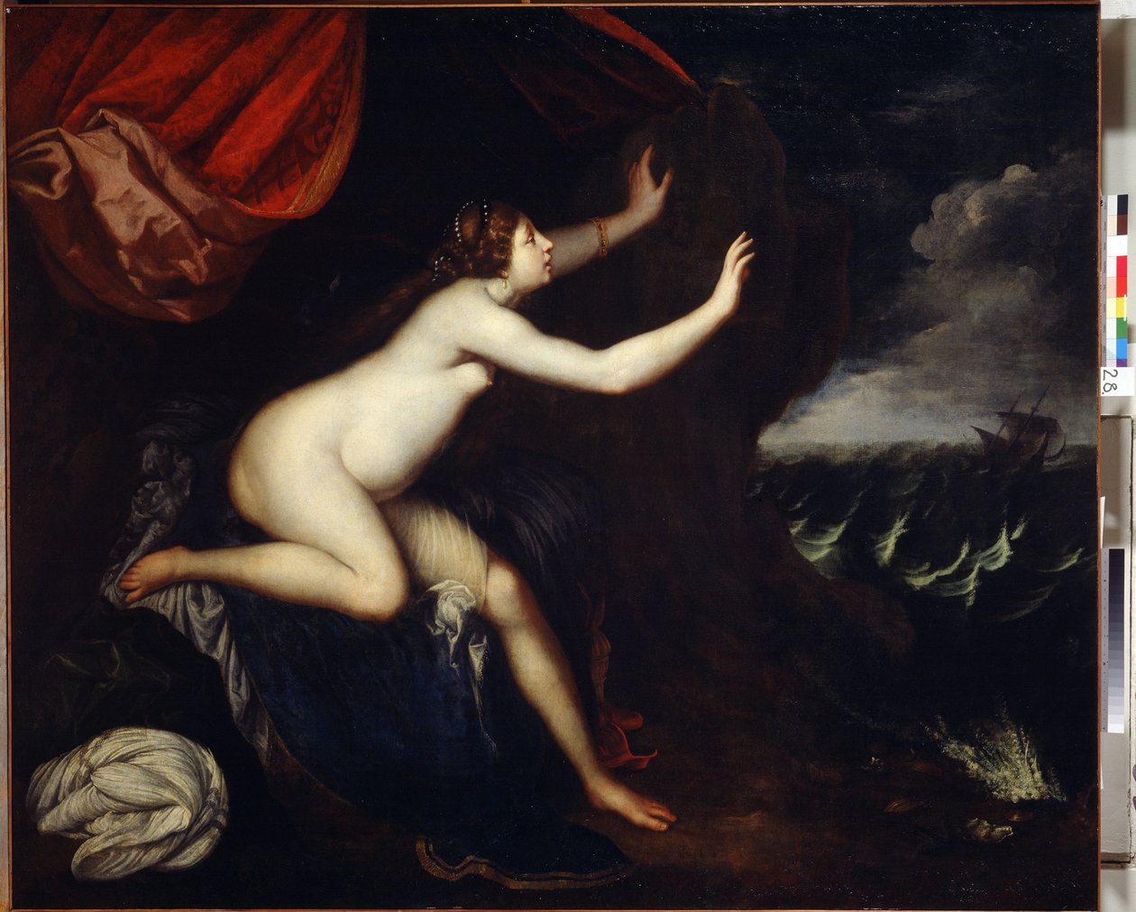 Ariadne verlaten door Theseus door Elisabetta Sirani