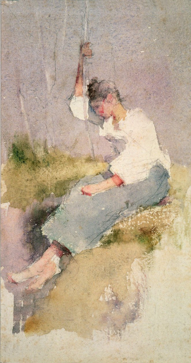 Louise, een Bretons meisje door Elizabeth Adela Stanhope Forbes