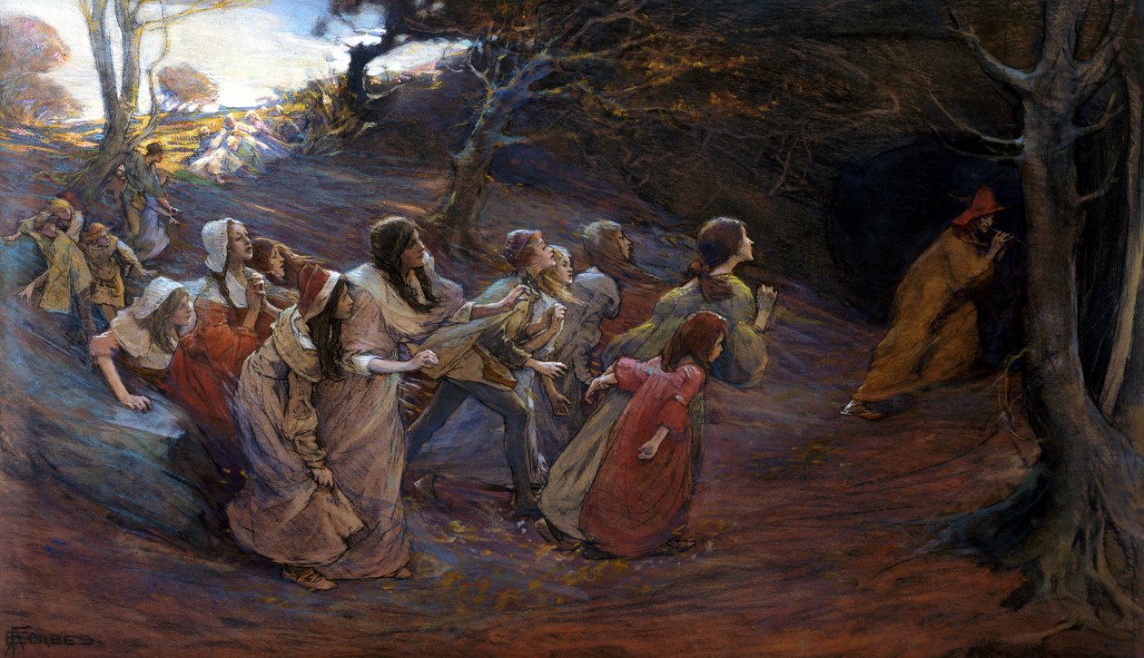 De Rattenvanger van Hamelen door Elizabeth Adela Stanhope Forbes