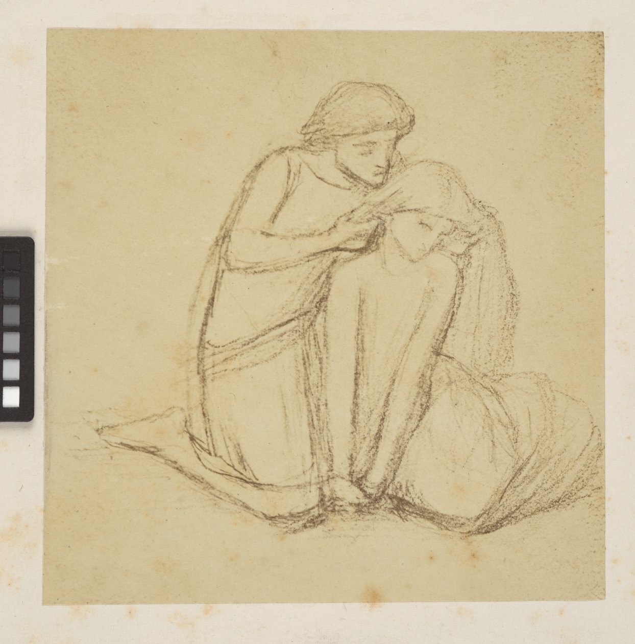 Ontwerpen en schetsen door Elizabeth Eleanor (1834-62) Siddal