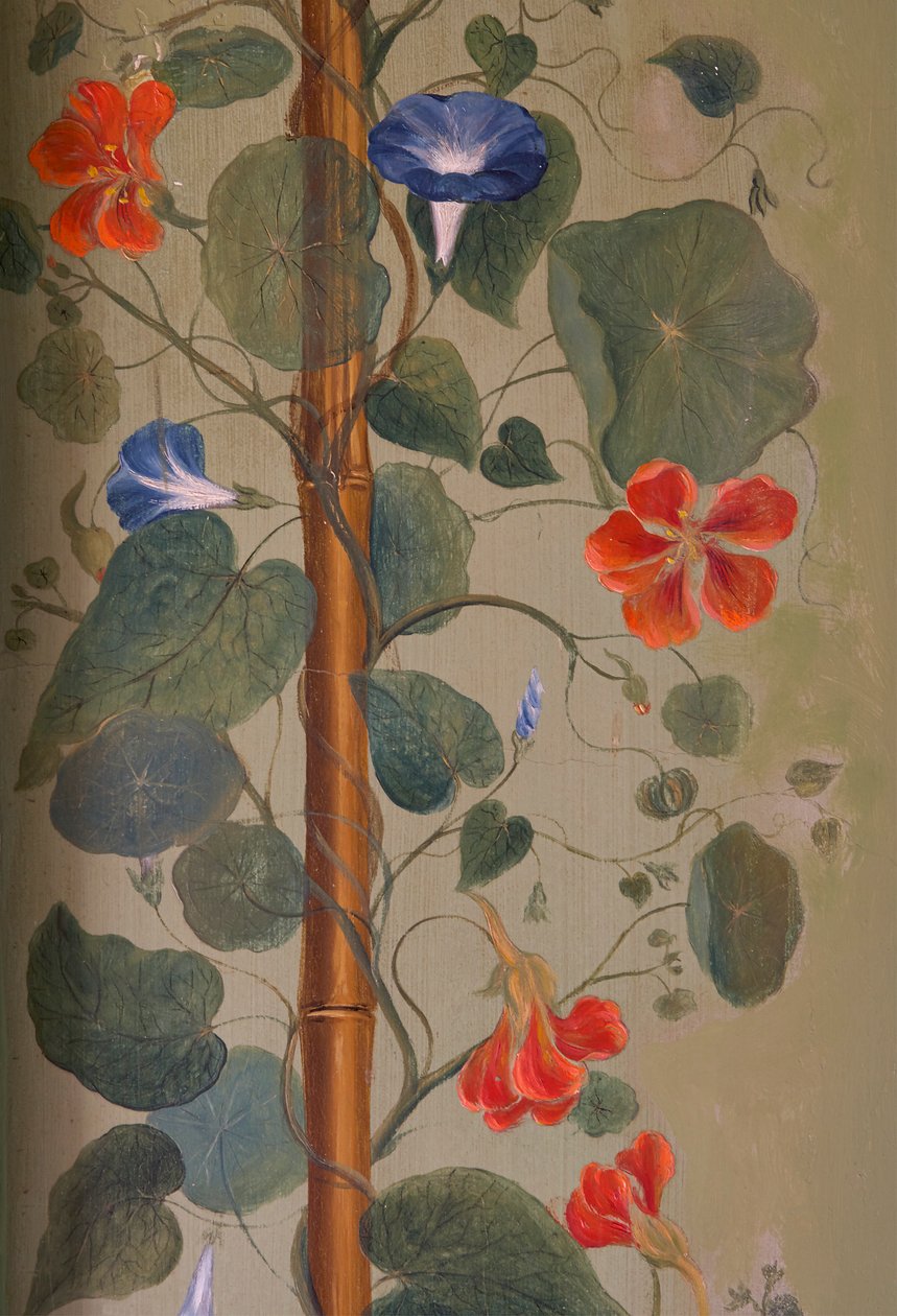 Muurschildering in de Picknickkamer, Kew Palace, Londen, VK, ca. 1804 door Elizabeth Princess