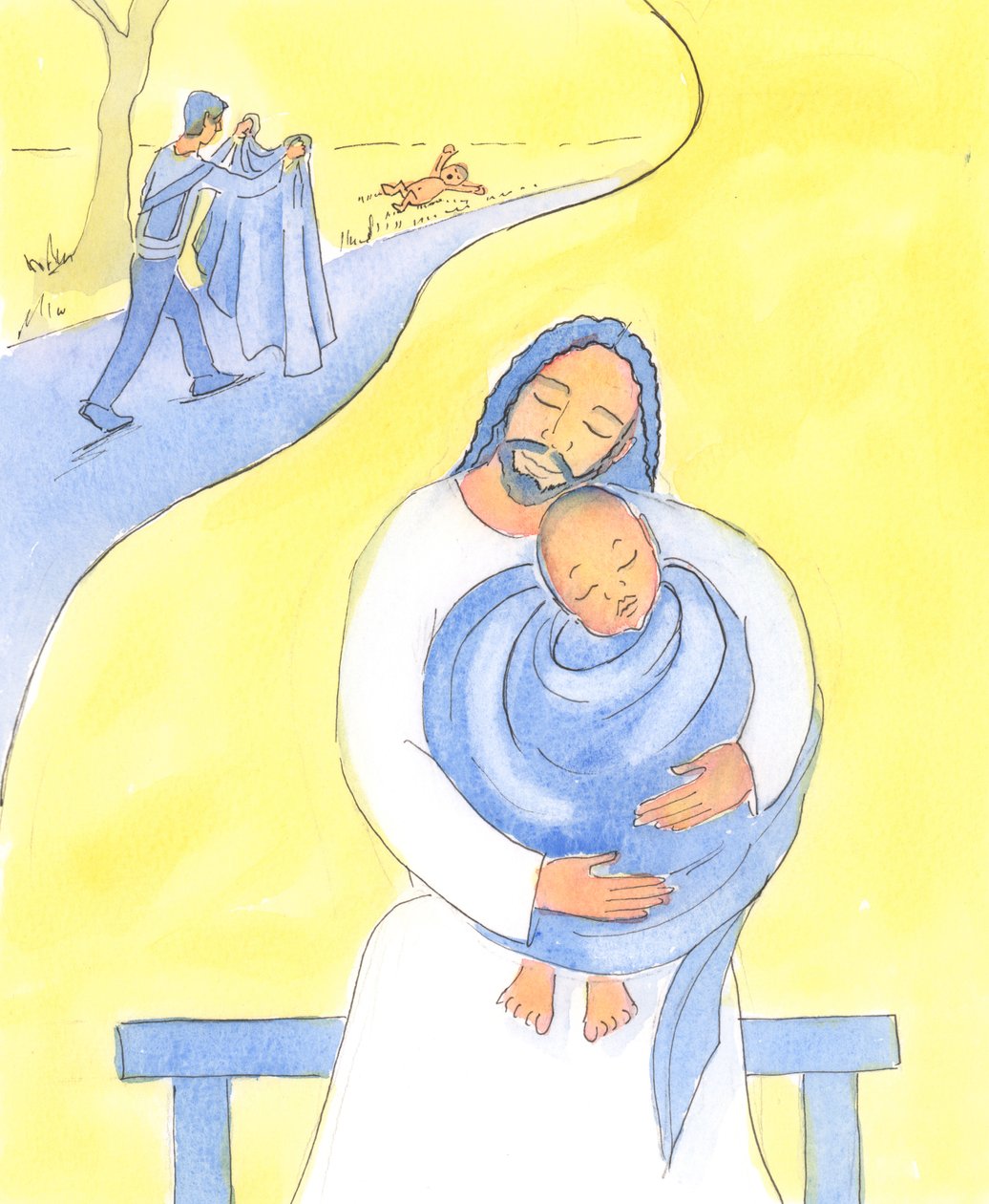 Christus troost ons snel in onze moeilijkheden door Elizabeth Wang