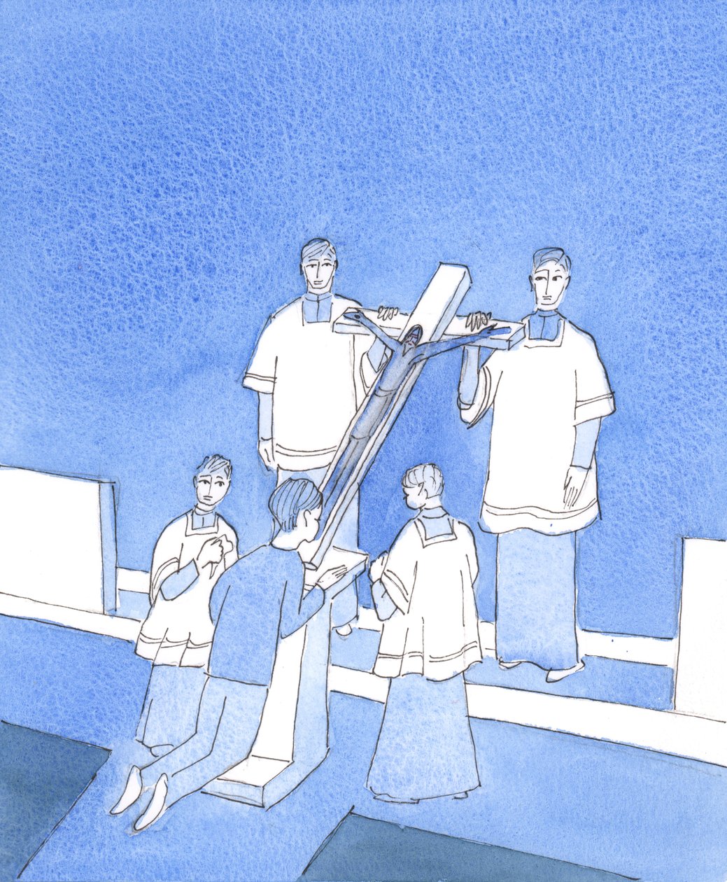 Christus wordt diep geraakt door elk teken van toewijding aan Hem in Zijn Lijden - dat Hij uit liefde voor ons allen heeft doorstaan door Elizabeth Wang