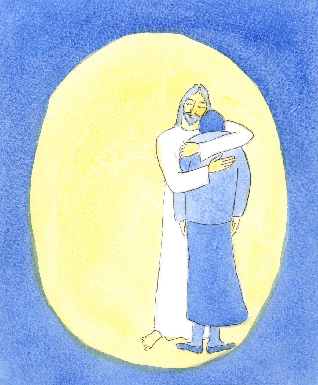 Christus liet me in de Heilige Communie zien dat Hij me omhelsde, zoals men een kind omhelst om haar te troosten, om me door mijn moeilijkheden heen te helpen door Elizabeth Wang