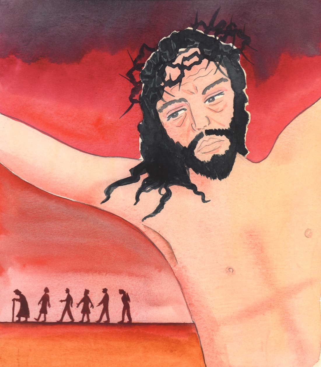 Christus sprak bij de Consecratie van de wijn, zeggende 
