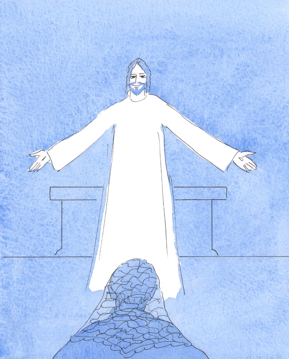 Christus sprak tot mij over alle mensen in mijn hart die hulp nodig hebben, en al mijn andere zorgen door Elizabeth Wang
