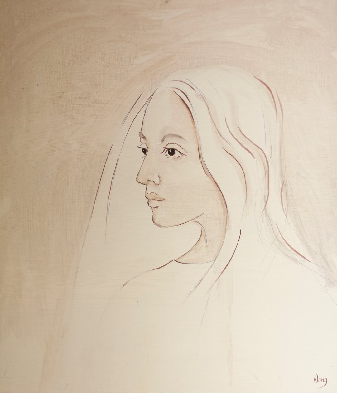 In de Hemel deelt de Maagd Maria de zorg van haar zoon voor alles wat er op aarde gebeurt door Elizabeth Wang