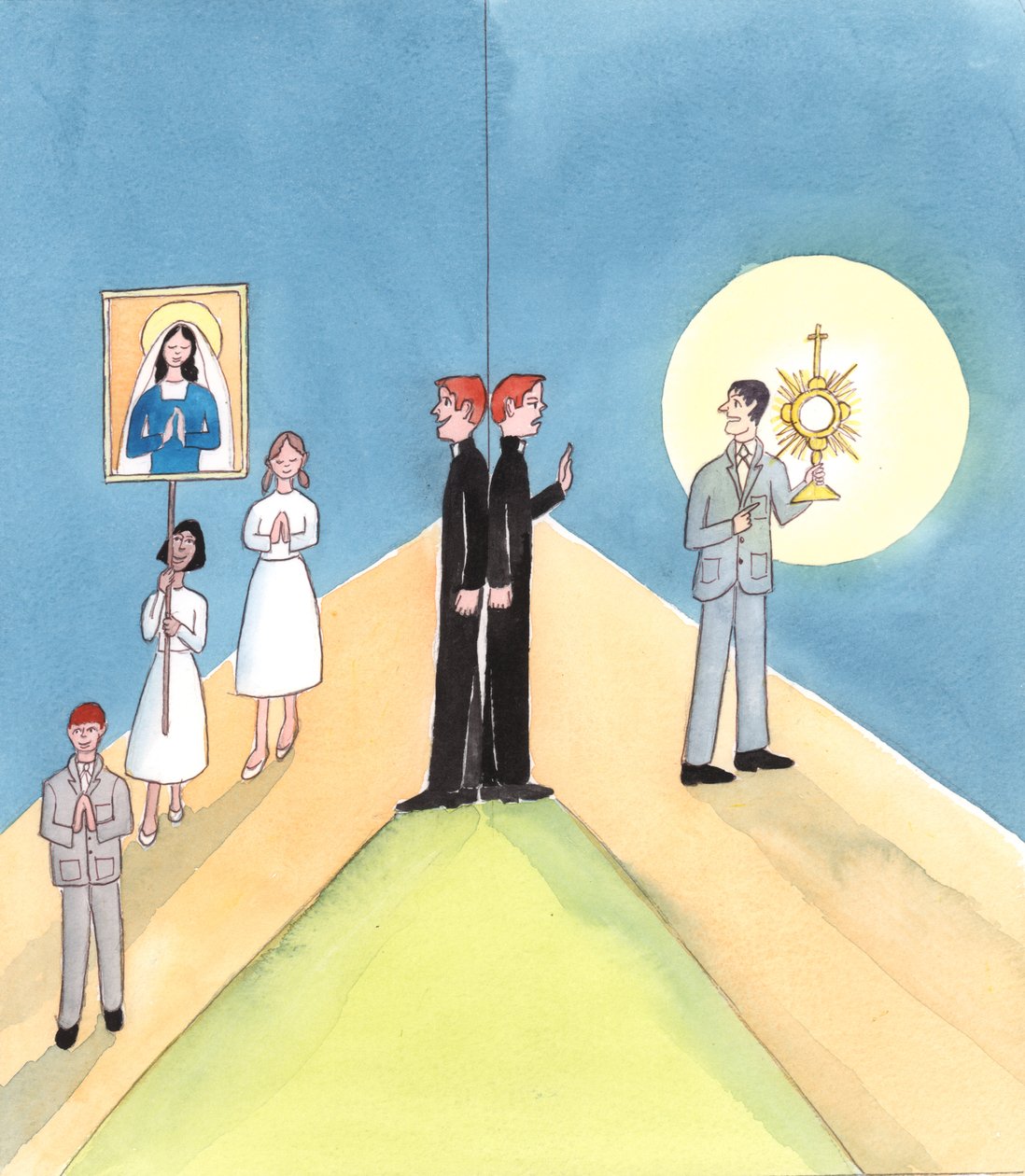 Het is vreemd dat in de Kerk van vandaag veel priesters die parochianen ...