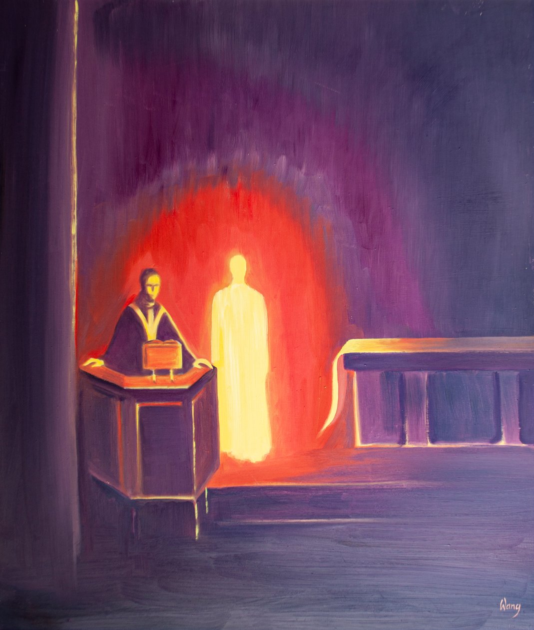 Jezus Christus is bij ons aanwezig wanneer de Schriften worden gelezen. door Elizabeth Wang