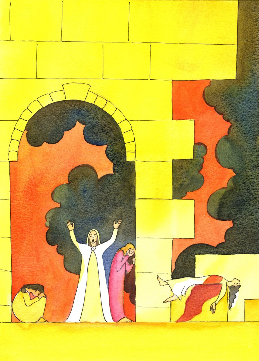 Vele jaren voordat Christus werd geboren, werd Jeruzalem binnengevallen en de heilige Tempel ontwijd en vernietigd, tot afschuw van het volk door Elizabeth Wang