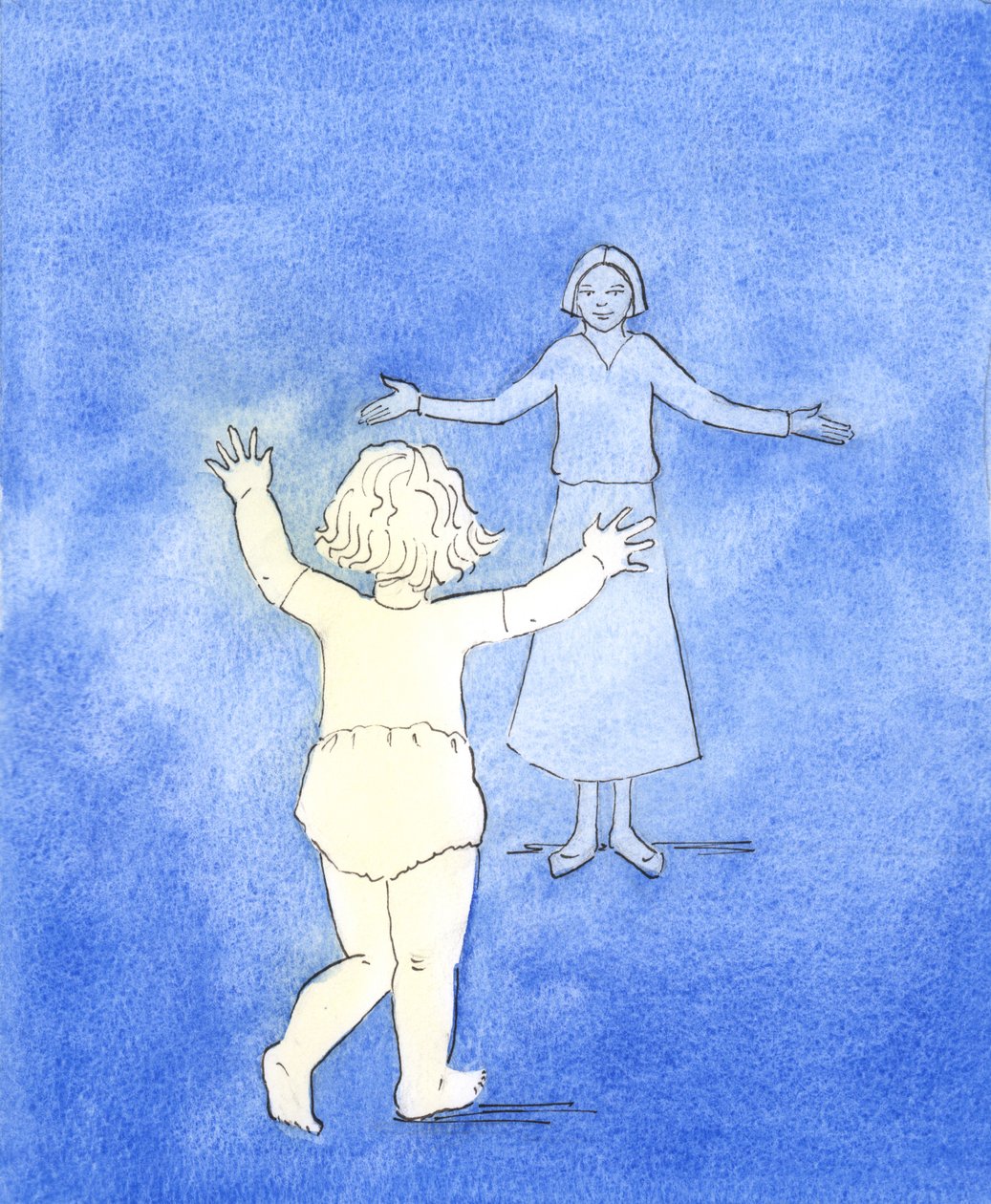 Onze vastberadenheid om naar Christus te bewegen, zelfs in moeilijkheden, is als de vastberadenheid van een kind dat naar haar moeder worstelt, zelfs als ze nauwelijks kan lopen. Volharding is onderdeel van de reis door Elizabeth Wang