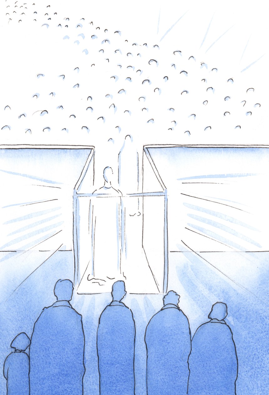 Het tabernakel is als een gang naar de Hemel waar we Christus en zijn heiligen kunnen ontmoeten en ons kunnen voorbereiden op de Hemel aan het einde van het leven door Elizabeth Wang