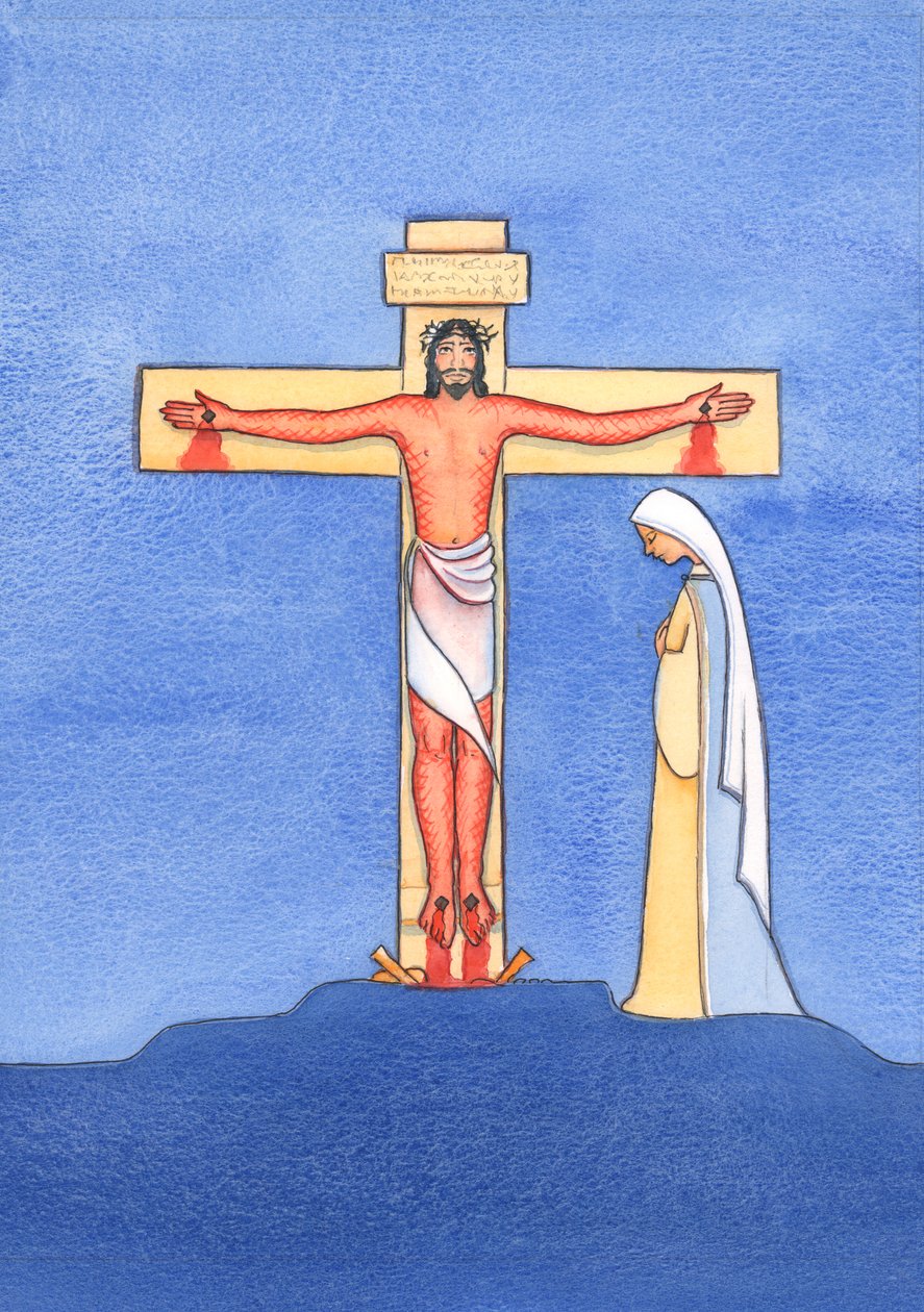 Die vrienden van Christus vandaag die niet de moeite nemen om naar de mis te gaan, gedragen zich als die vrienden van Christus, lang geleden, die wegrenden toen Christus werd gearresteerd en gekruisigd. door Elizabeth Wang