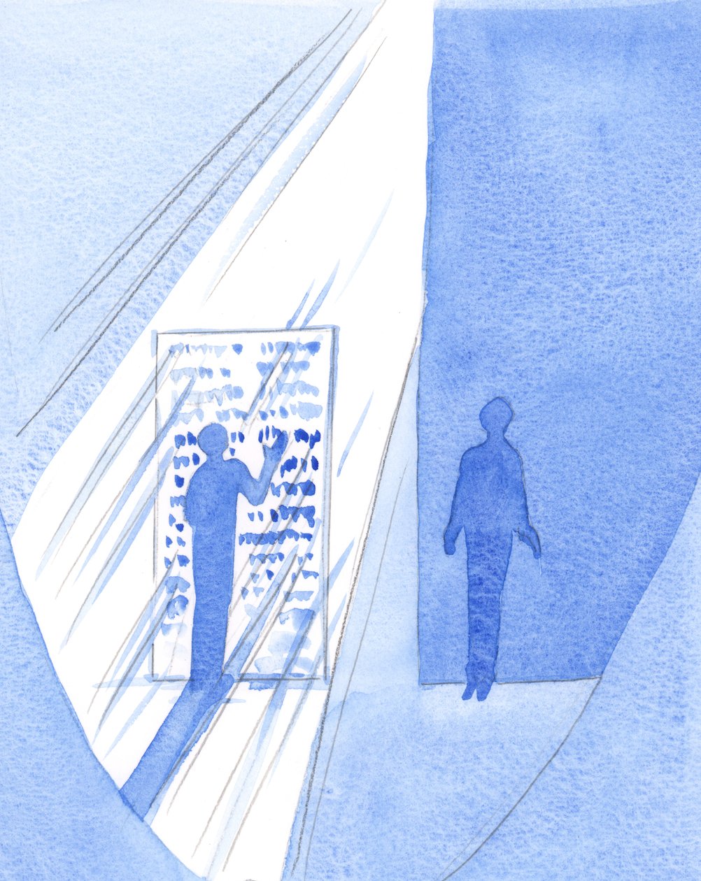 We zien de Heilige Schrift als gedrukte woorden op papier, maar Gods licht en wijsheid stromen door de tekst naar degenen die hen benaderen, terwijl anderen ervoor kiezen in de duisternis te blijven. door Elizabeth Wang