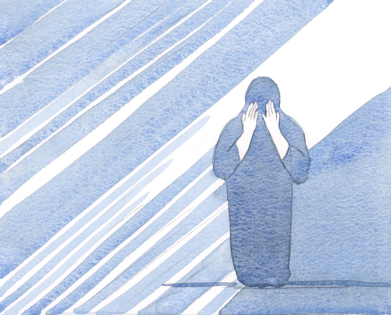Wanneer we tot gebed komen, ons bewust van onze zwakheid, komt Jezus in glorie naar de ziel, bewonderend onze nederigheid en vertrouwen door Elizabeth Wang