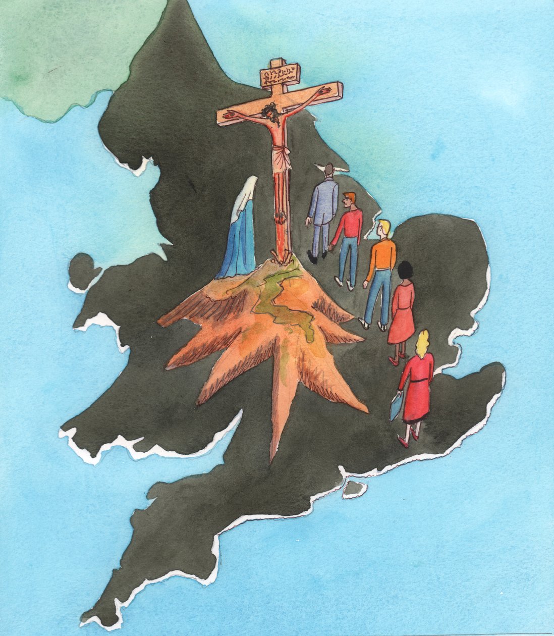 Wanneer de Mis in ons land wordt gevierd, is het alsof Calvarie verschijnt in het hart van Engeland door Elizabeth Wang