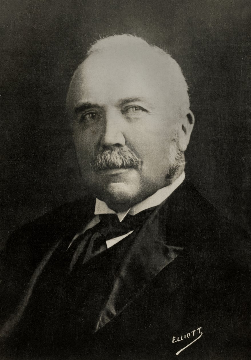 Portret van Sir Henry Campbell , Bannerman (foto) door Elliot