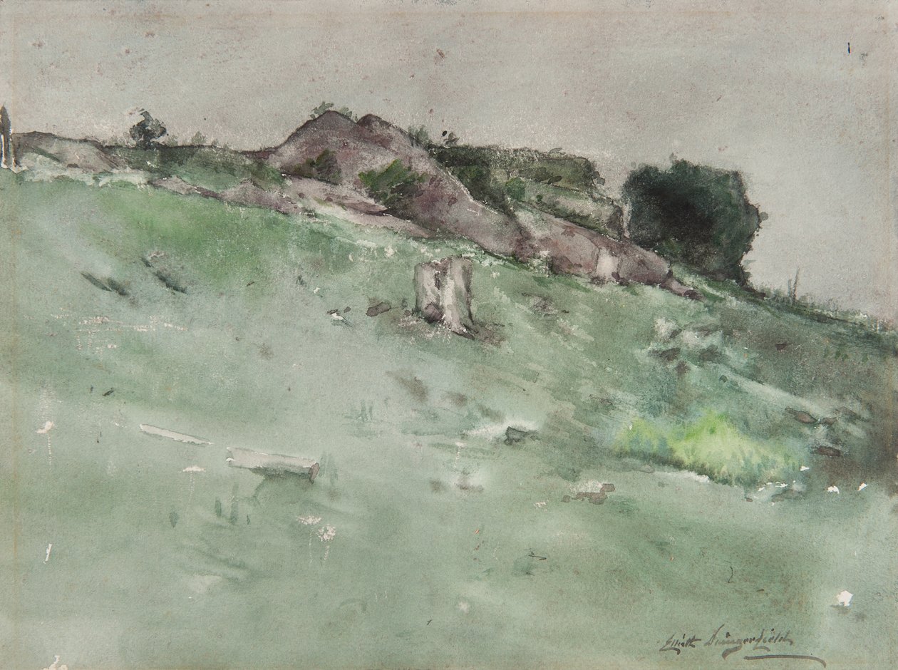 Grijze Rots door Elliott Daingerfield