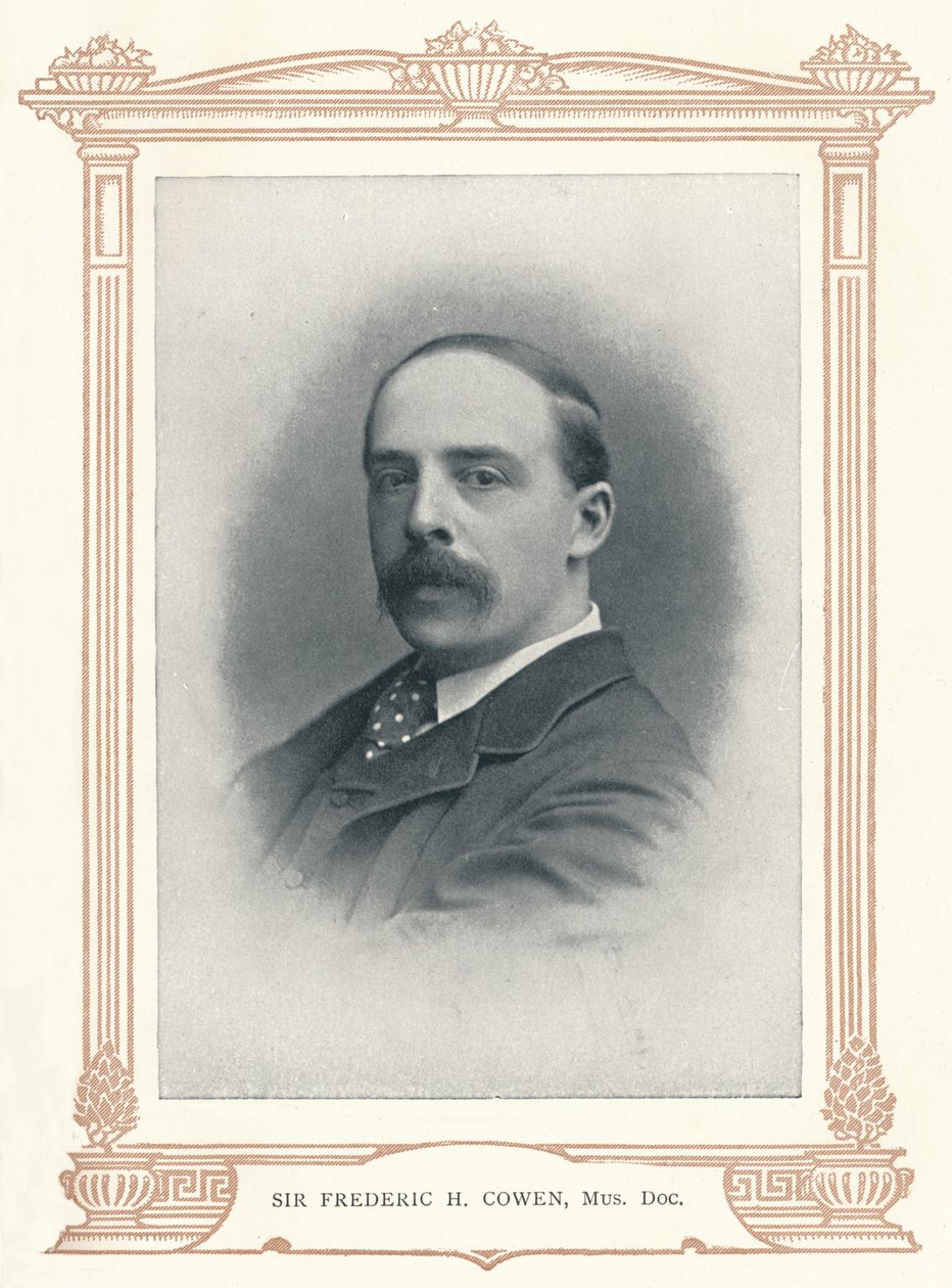 Sir Frederic H. Cowen, Mus. Doc., 1910 door Elliott and Fry