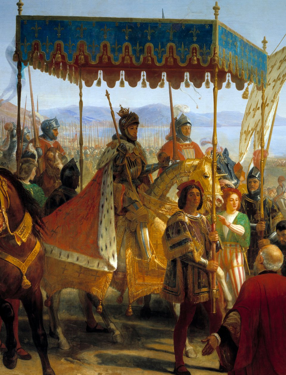 Intocht van Karel VIII in Napels door Eloi-Firmin Feron