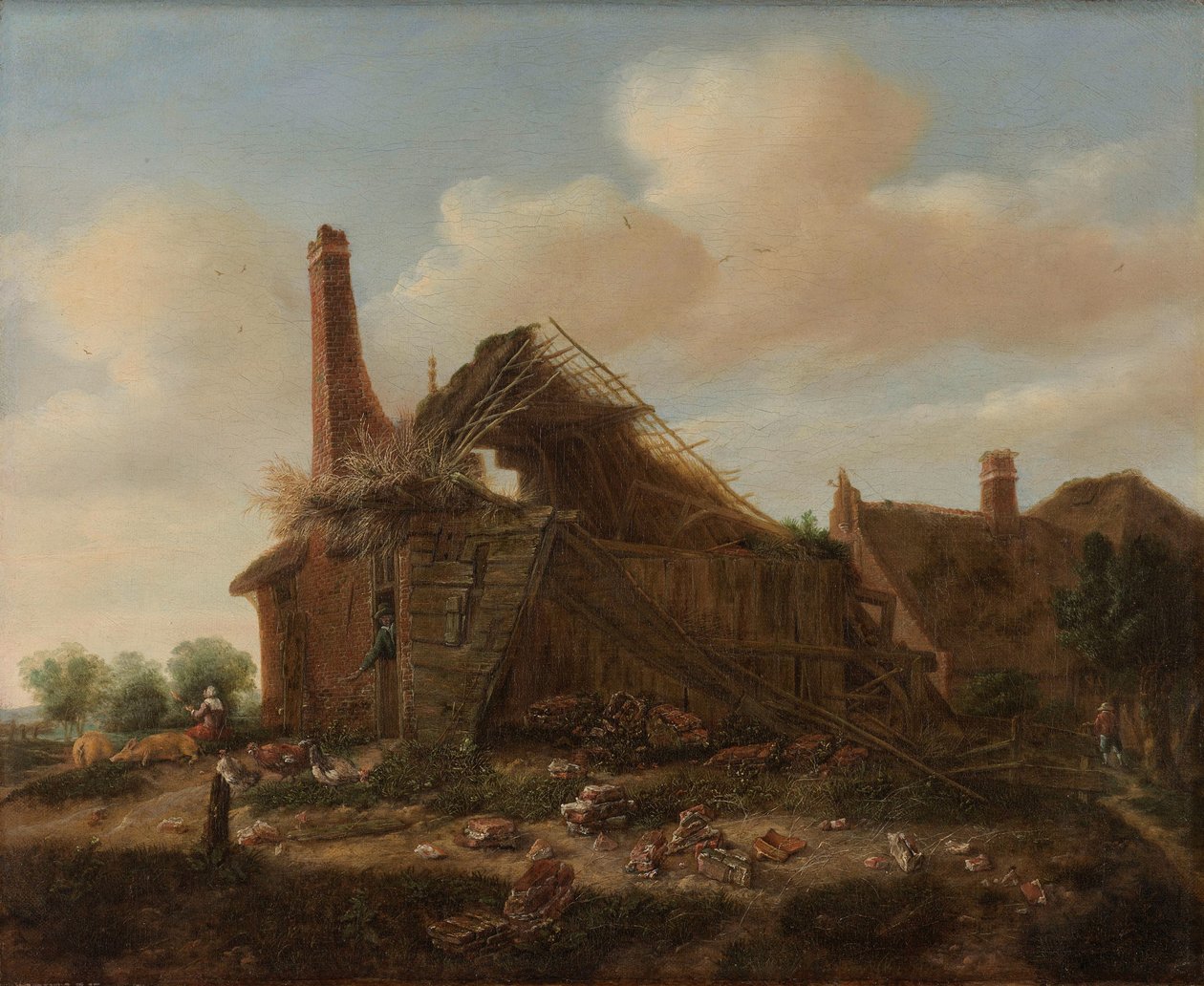 Boerderij in puin door Emanuel Murant
