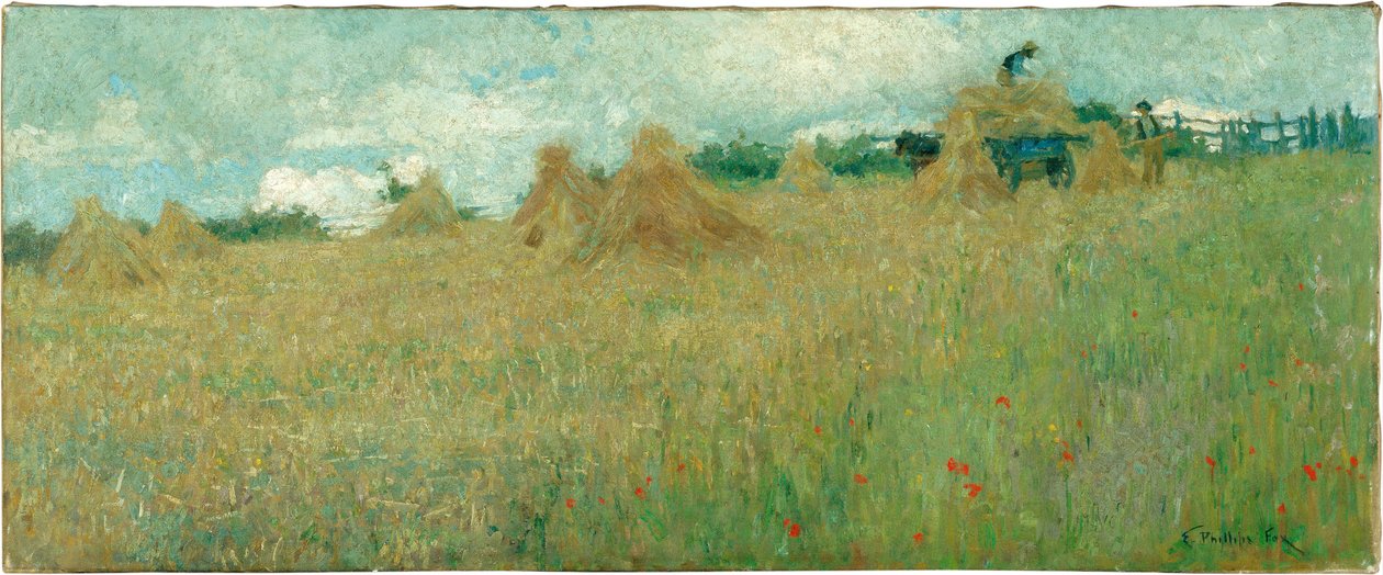 Het Korenveld, ca. 1900 door Emanuel Phillips Fox