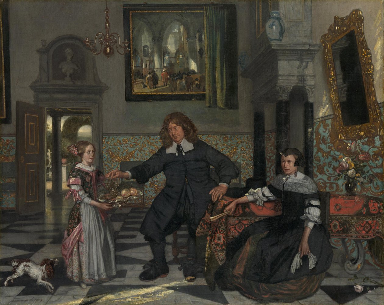 Familieportret door Emanuel de Witte