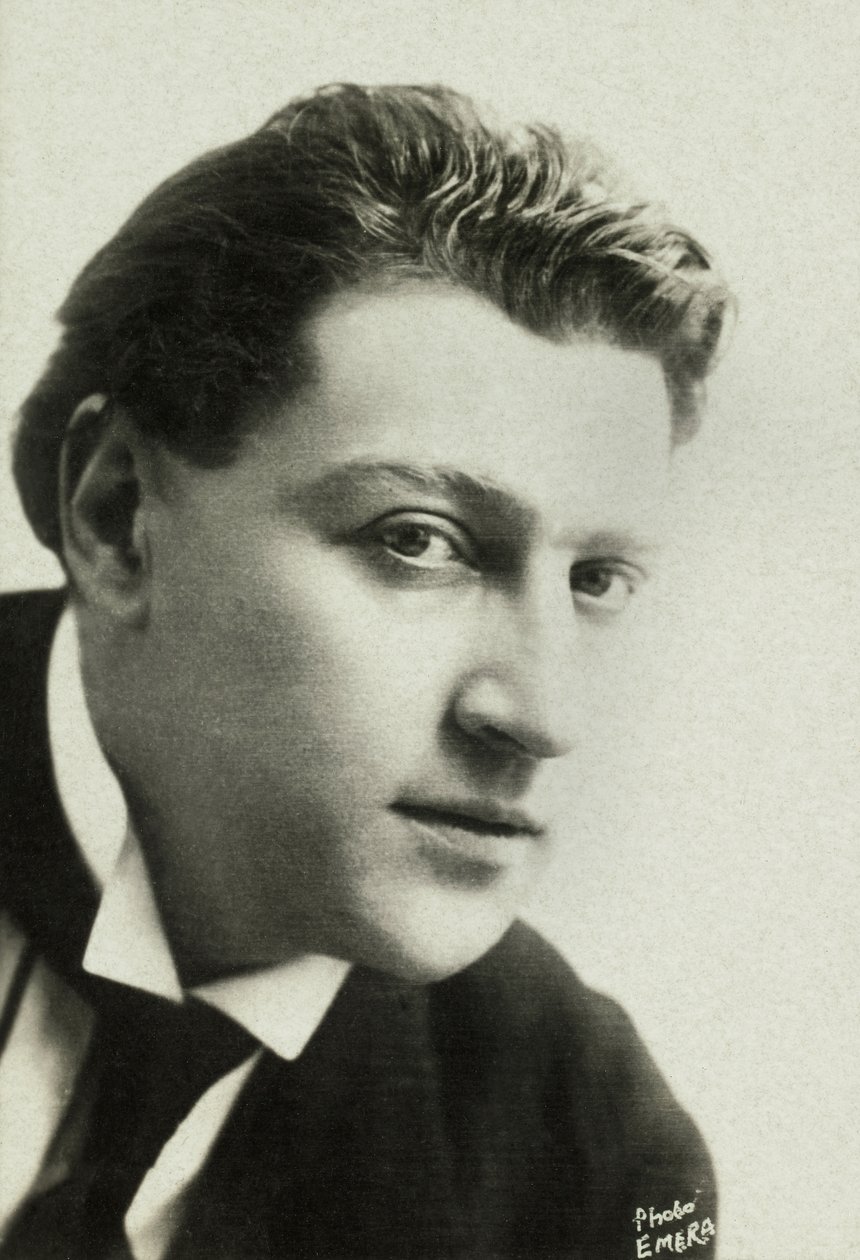 Portret van Sacha Guitry (foto) door Emera