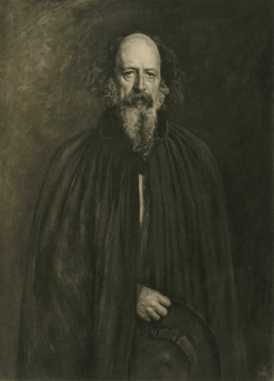 Alfred Lord Tennyson, 1881, 1908 door Emery Walker