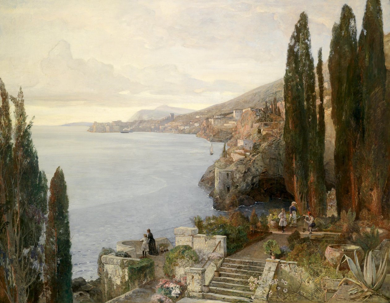 Uitzicht op Ragusa door Emil Jakob Schindler