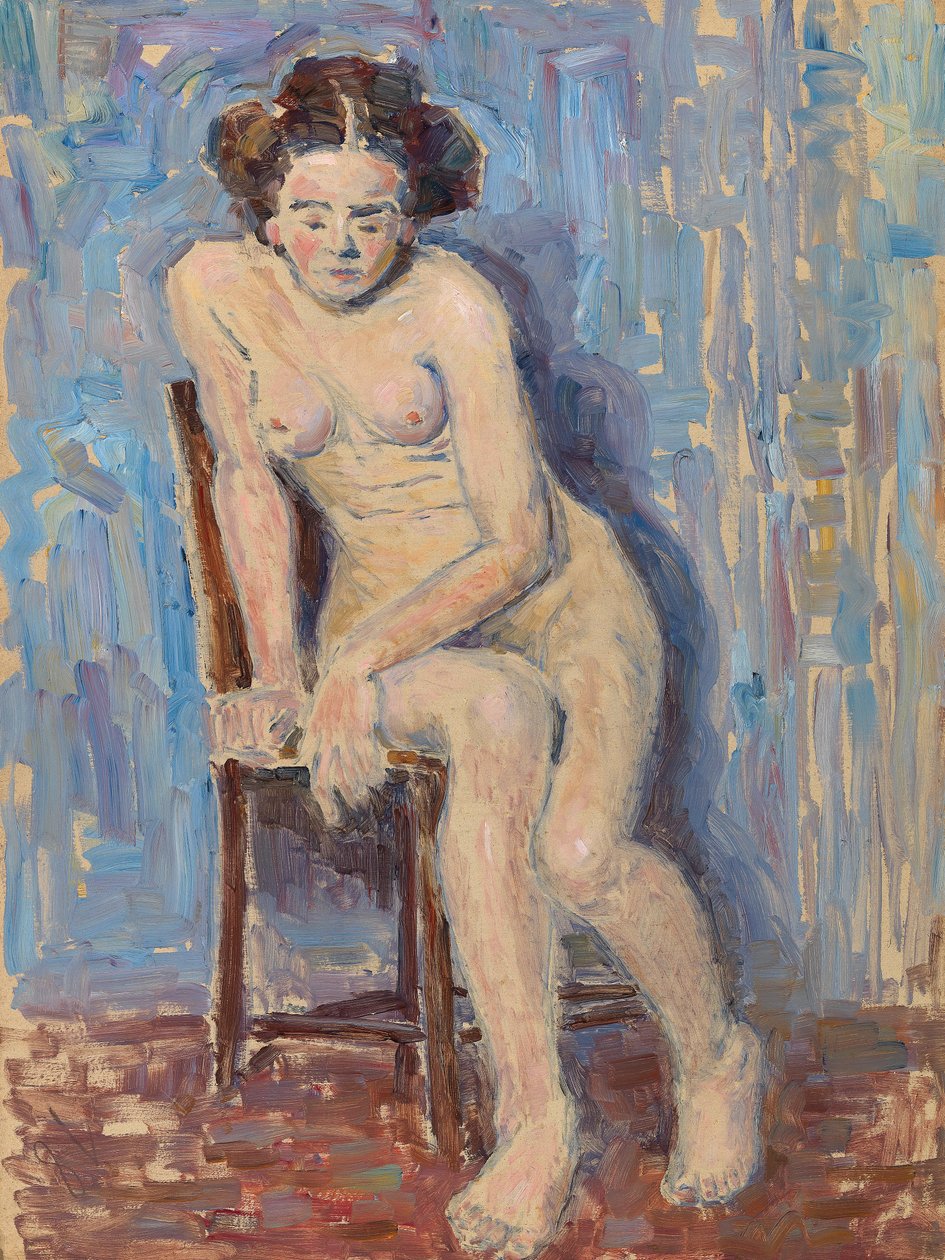 Akt door Emil von Gerliczy